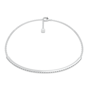 Isolde Round Cut Diamond Tennis Bracelet Bar Cable Chain (0.5 ctw) - Nivetta